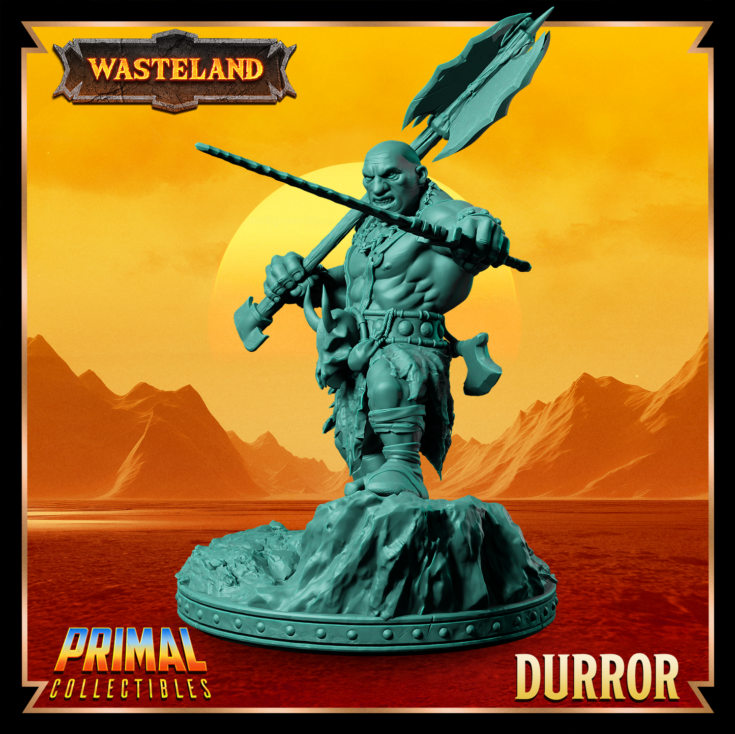 Durror - Dwarf | 32mm / 75mm Scale | PRIMAL Collectibles