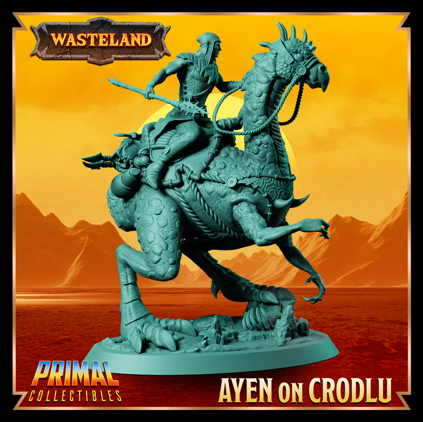 Ayen on Crodlu | 32mm / 75mm Scale | PRIMAL Collectibles