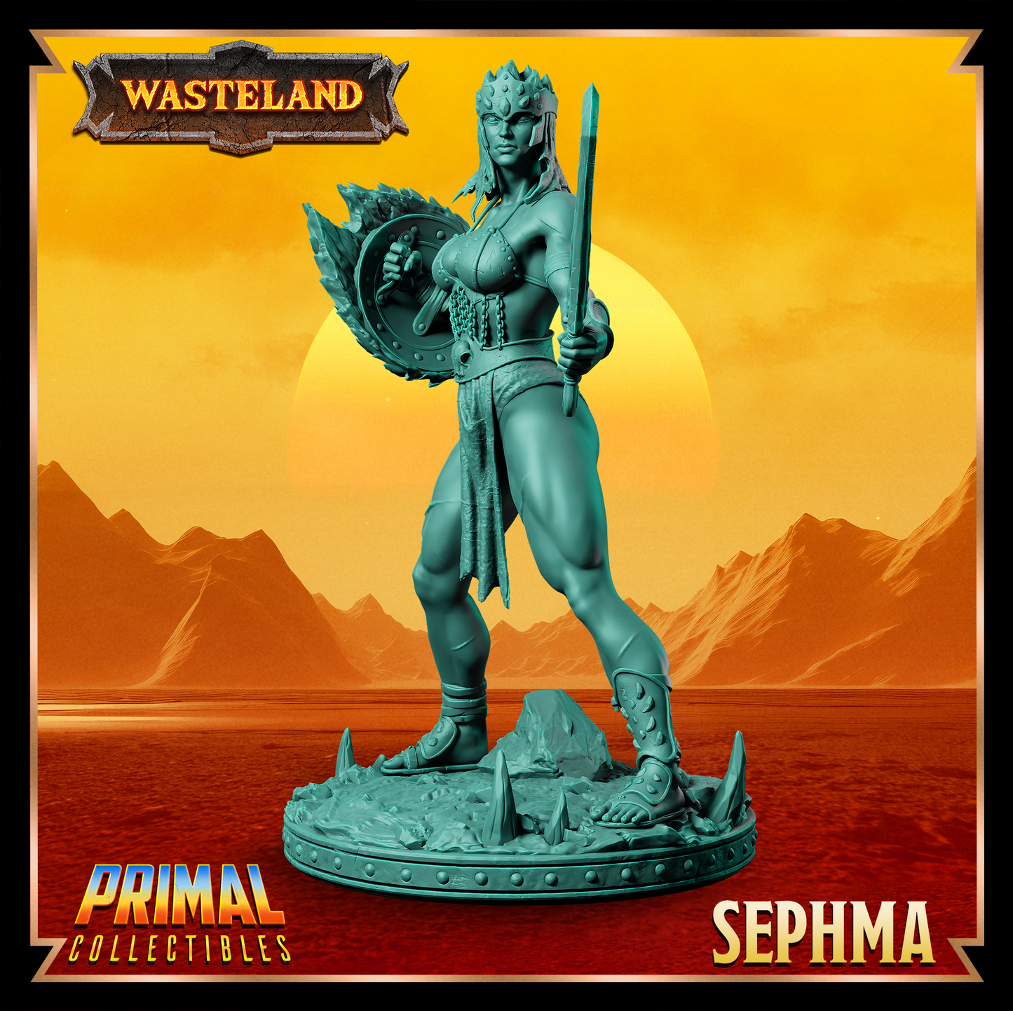Sephma - Gladiator | 32mm / 75mm Scale | PRIMAL Collectibles