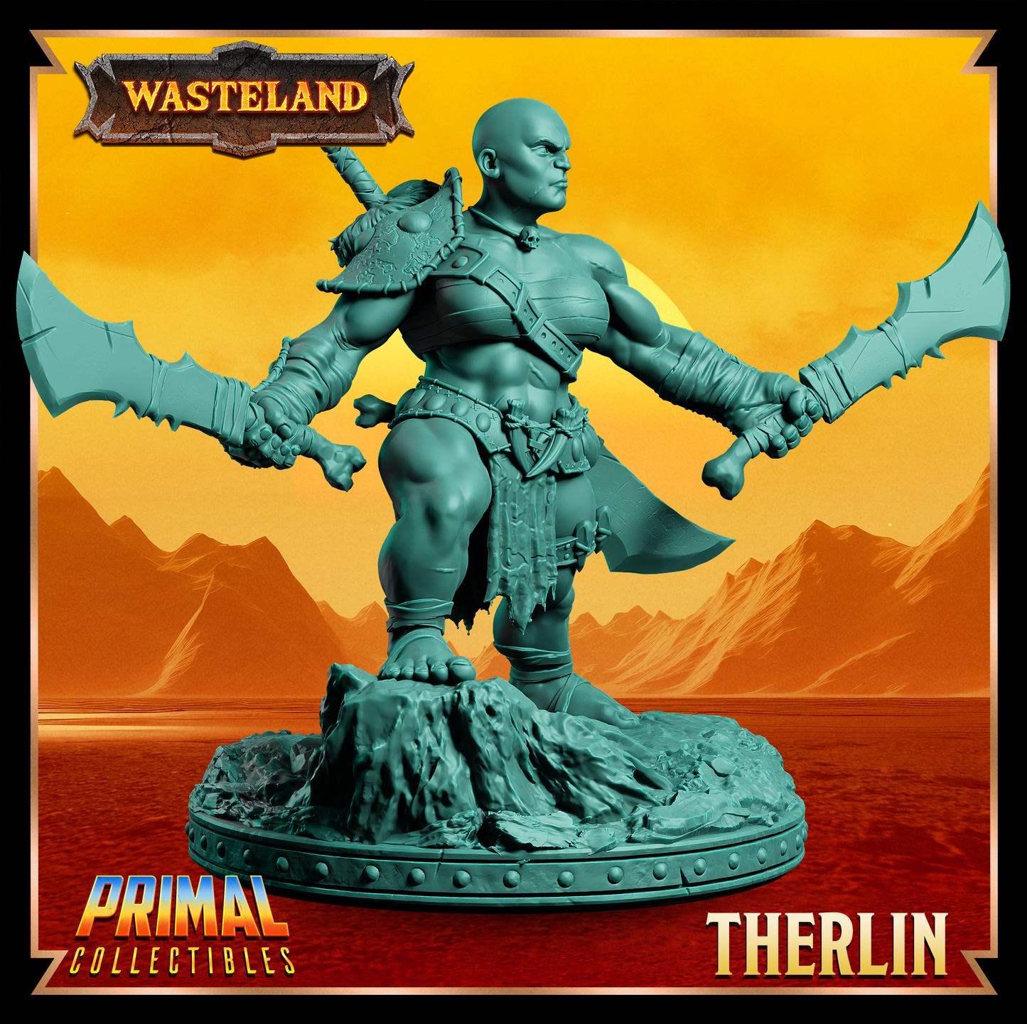 Therlin - Dwarf | 32mm / 75mm Scale | PRIMAL Collectibles