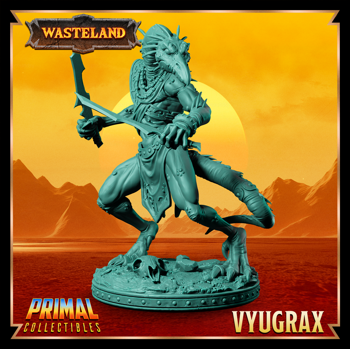 Vyugrax - Draconian | 32mm / 75mm Scale | PRIMAL Collectibles