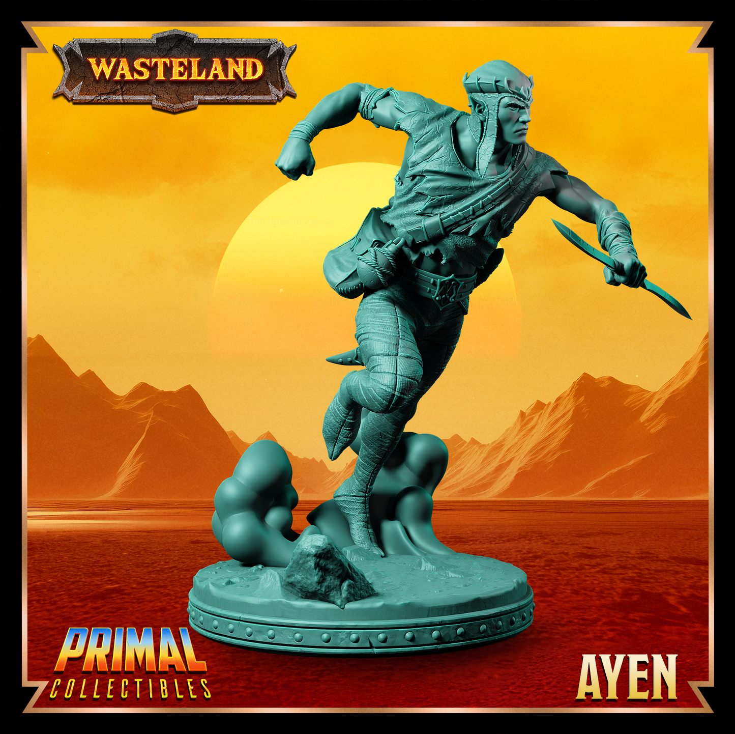 Ayen - Elf | 32mm / 75mm Scale | PRIMAL Collectibles