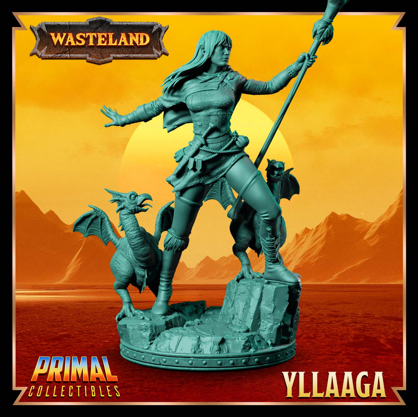 Yllaaga - Half Elf | 32mm / 75mm Scale | PRIMAL Collectibles