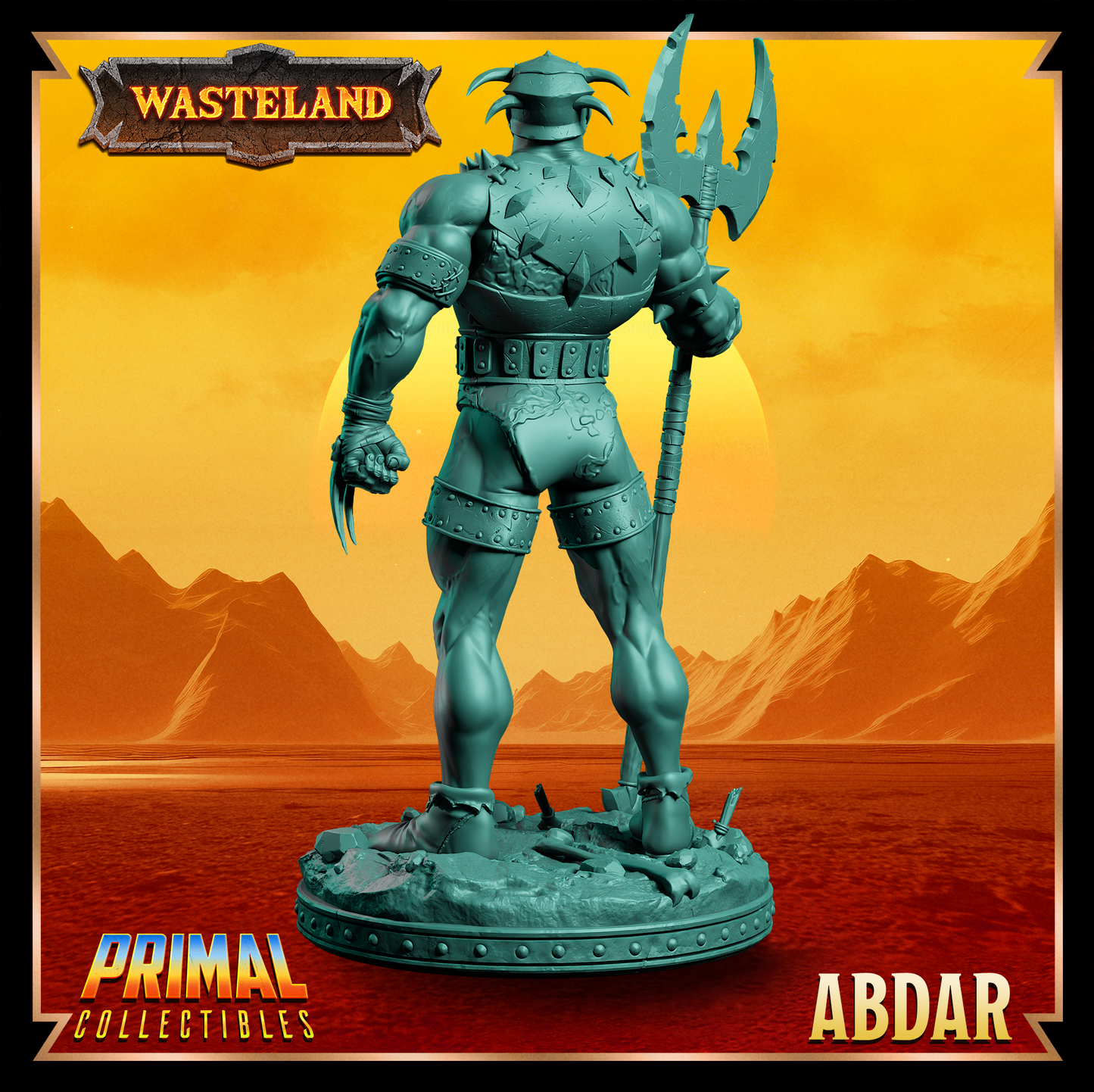 Abdar - Warrior | 32mm / 75mm Scale | PRIMAL Collectibles
