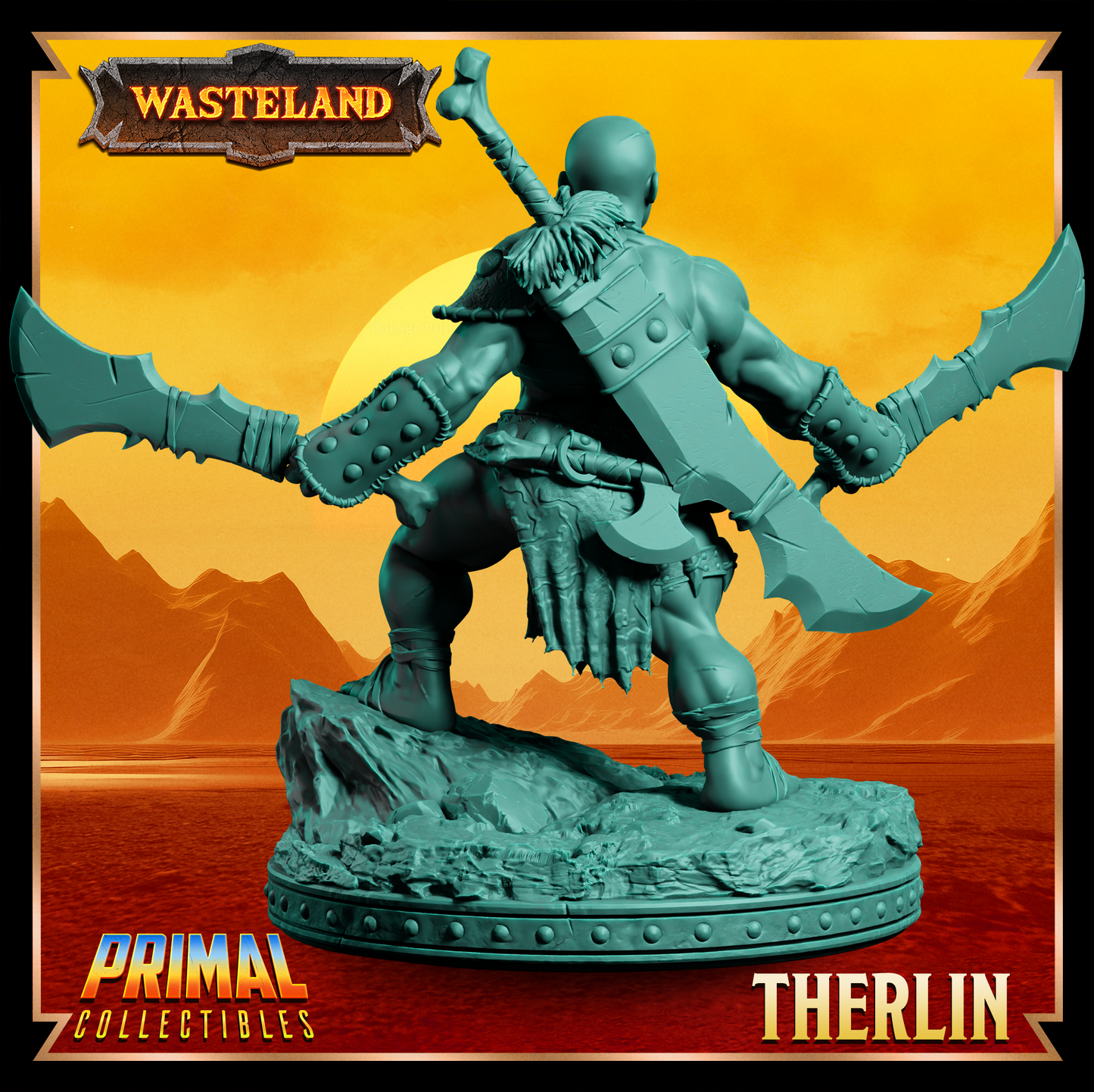 Therlin - Dwarf | 32mm / 75mm Scale | PRIMAL Collectibles