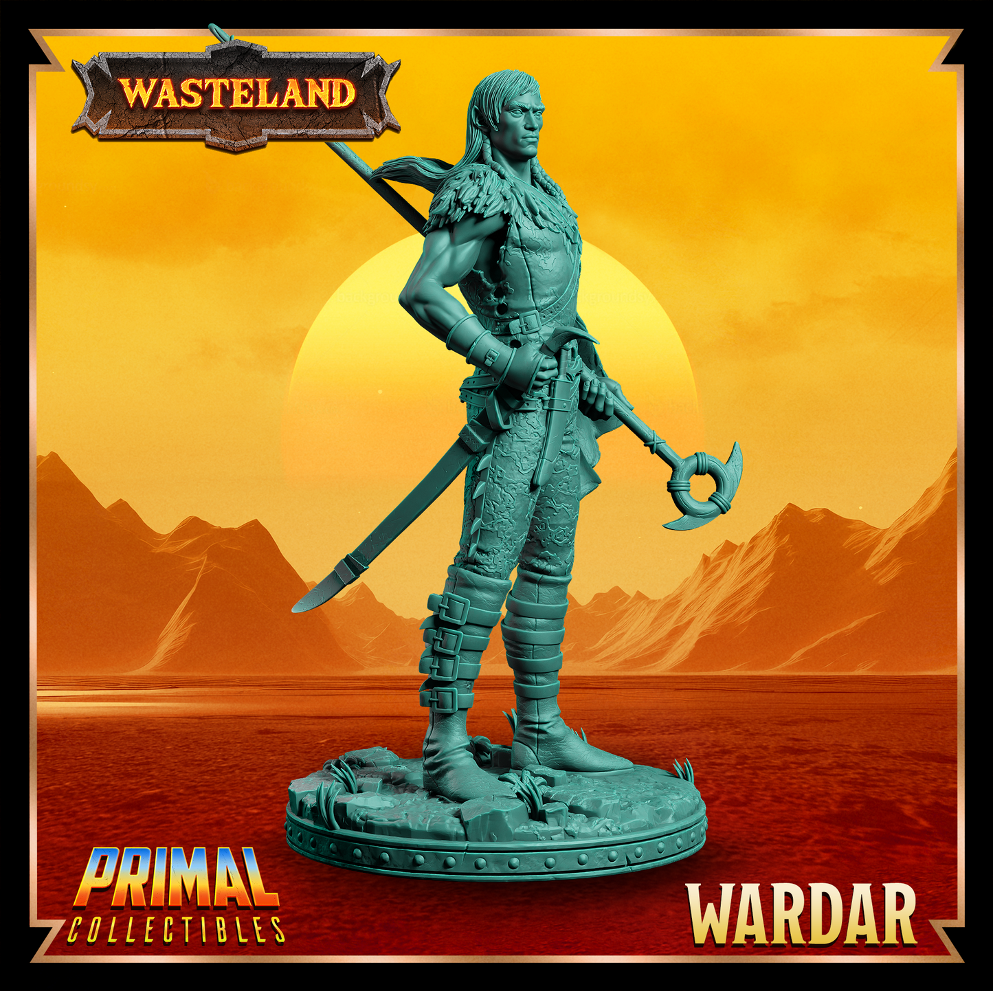 Wardar - Elf | 32mm / 75mm Scale | PRIMAL Collectibles