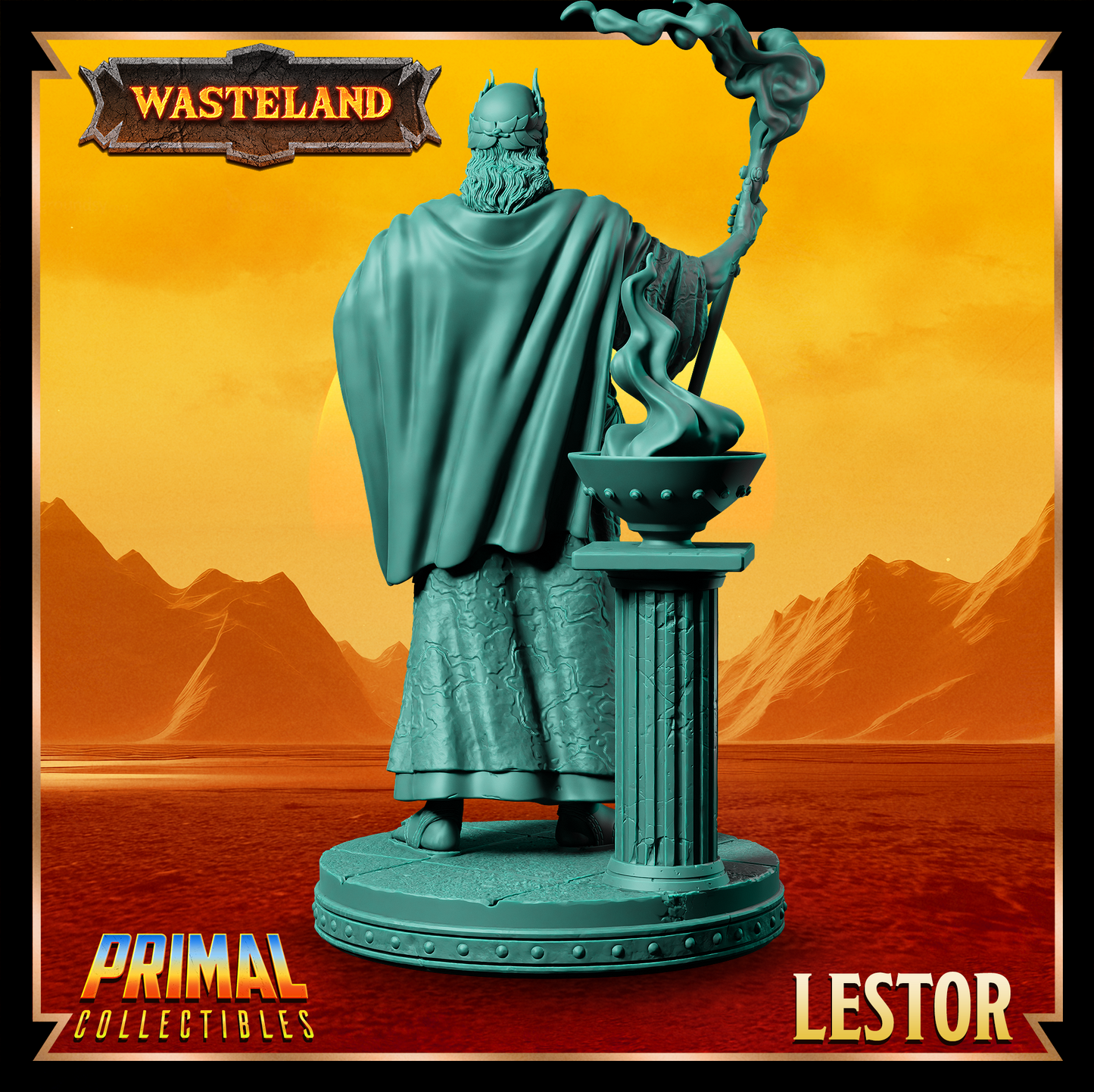 Lestor - Sorcerer King | 32mm / 75mm Scale | PRIMAL Collectibles