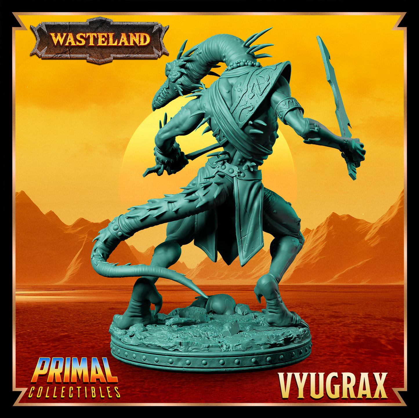 Vyugrax - Draconian | 32mm / 75mm Scale | PRIMAL Collectibles