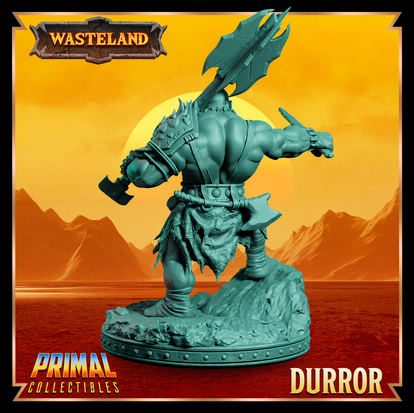 Durror - Dwarf | 32mm / 75mm Scale | PRIMAL Collectibles