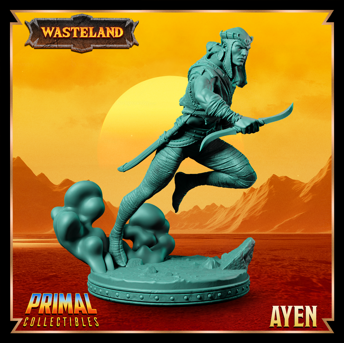 Ayen - Elf | 32mm / 75mm Scale | PRIMAL Collectibles
