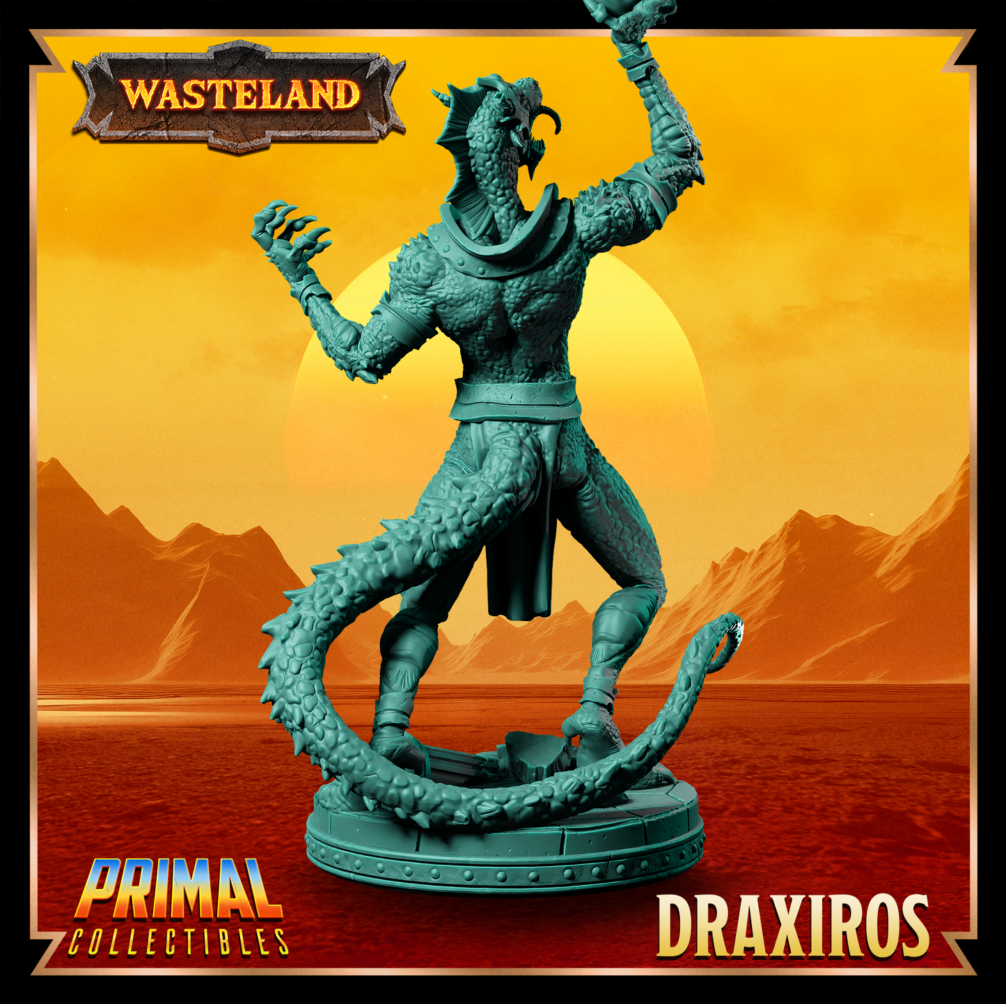 Draxiros - Sorcerer King | 32mm / 75mm Scale | PRIMAL Collectibles