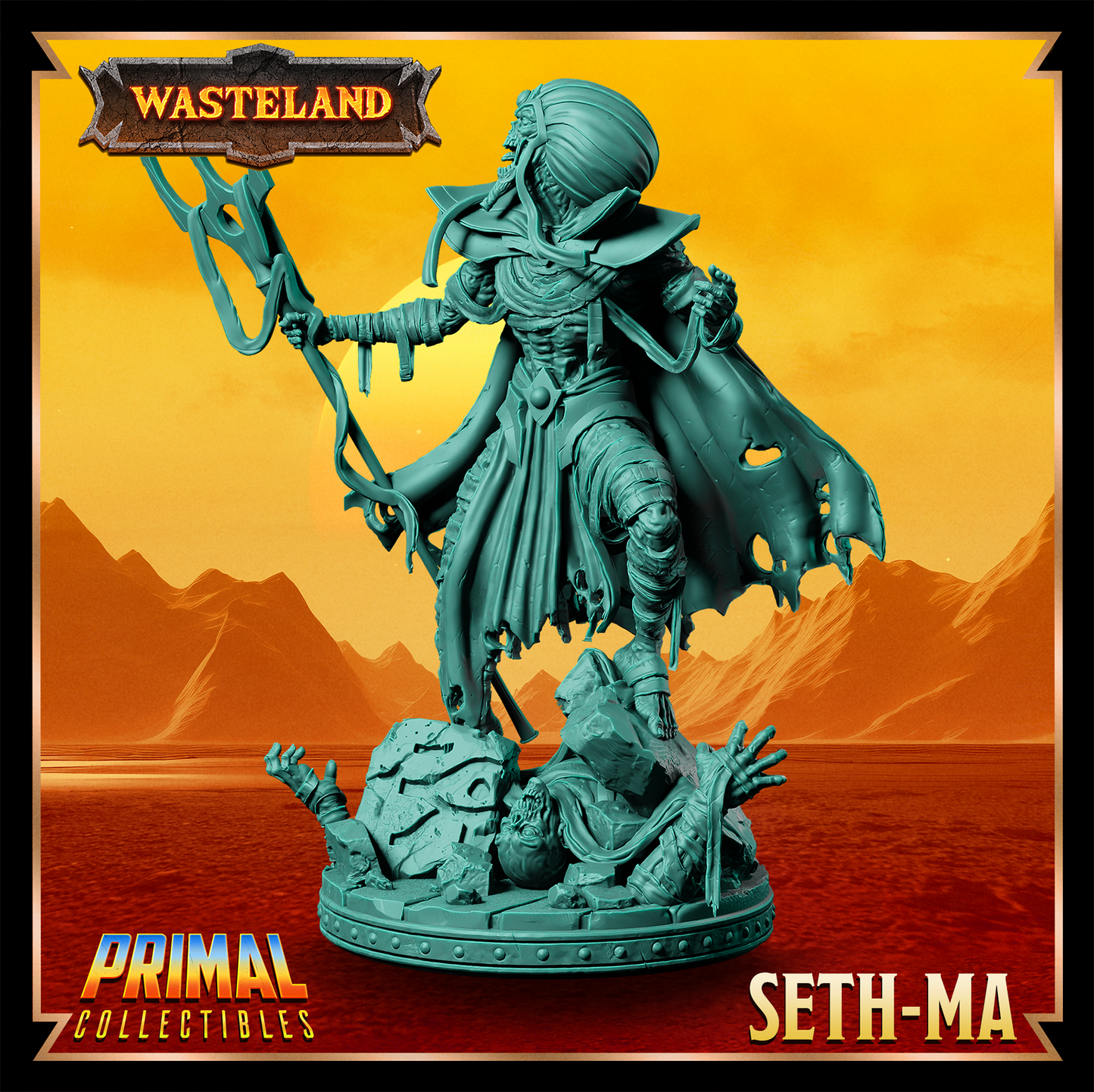 Sethma - Sorcerer King | 32mm / 75mm Scale | PRIMAL Collectibles