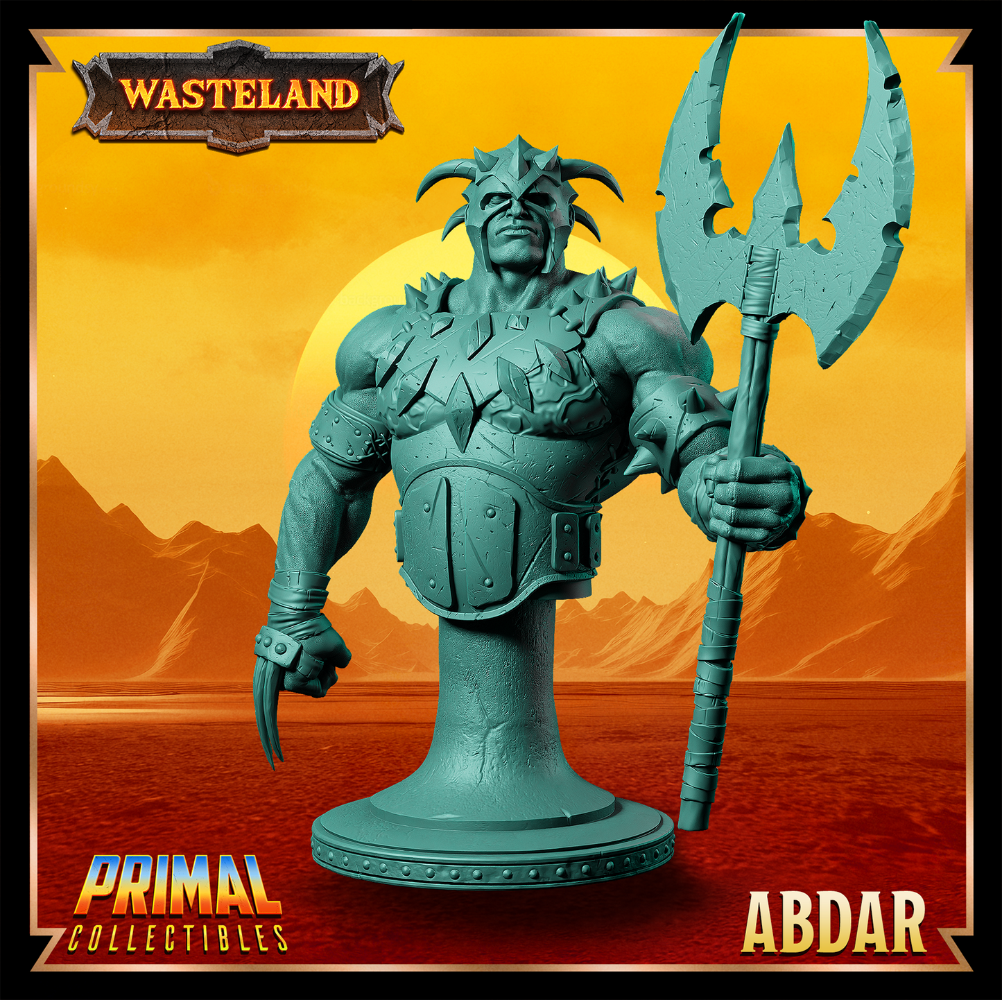 Abdar - Warrior | Bust | PRIMAL Collectibles