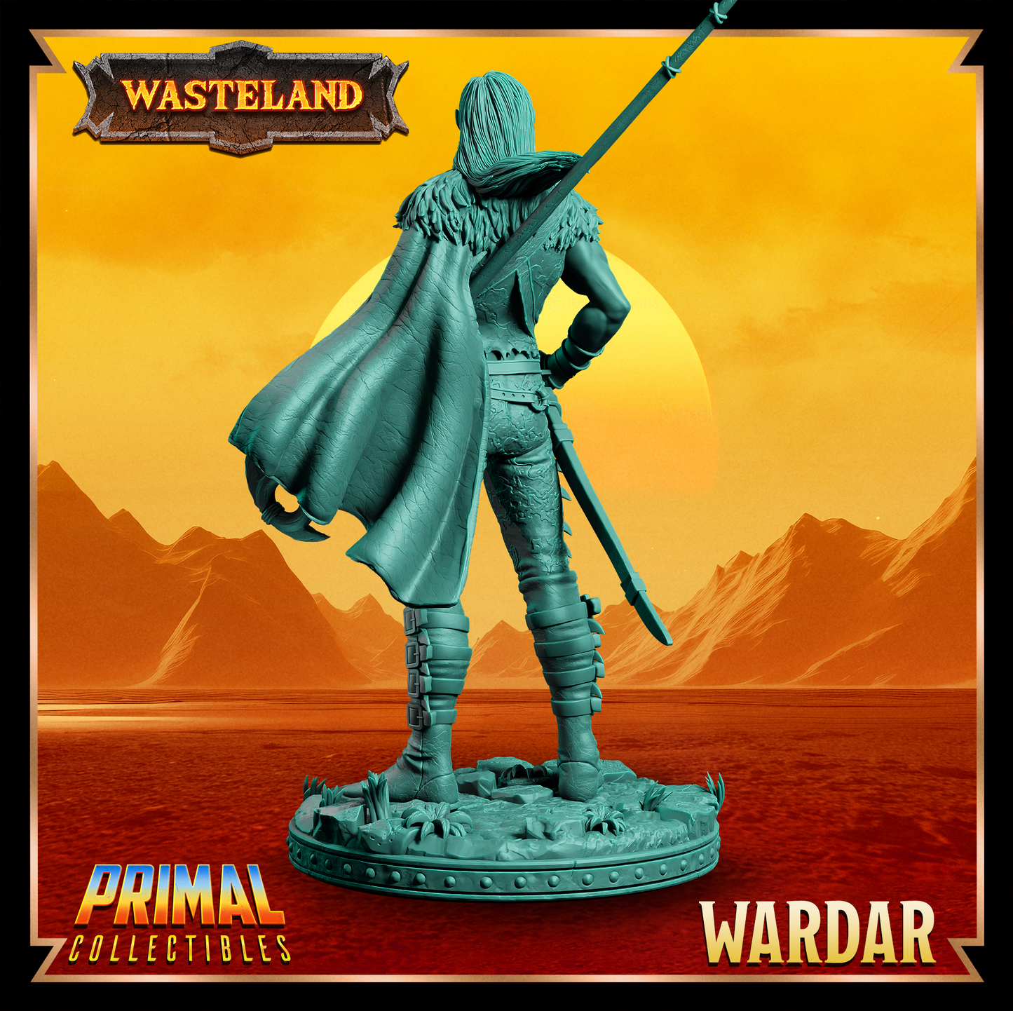 Wardar - Elf | 32mm / 75mm Scale | PRIMAL Collectibles