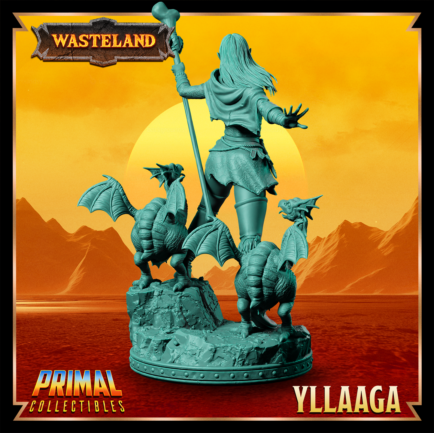 Yllaaga - Half Elf | 32mm / 75mm Scale | PRIMAL Collectibles