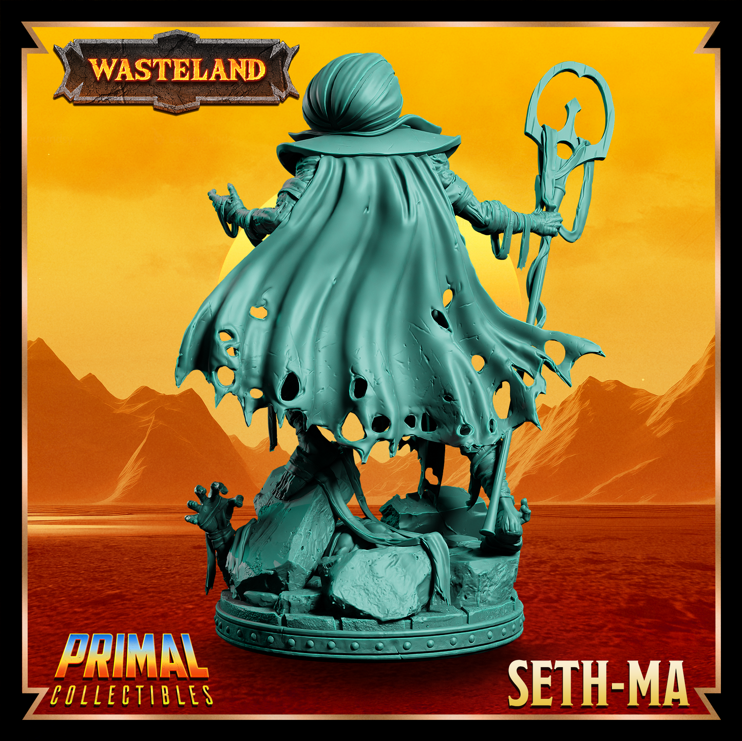 Sethma - Sorcerer King | 32mm / 75mm Scale | PRIMAL Collectibles