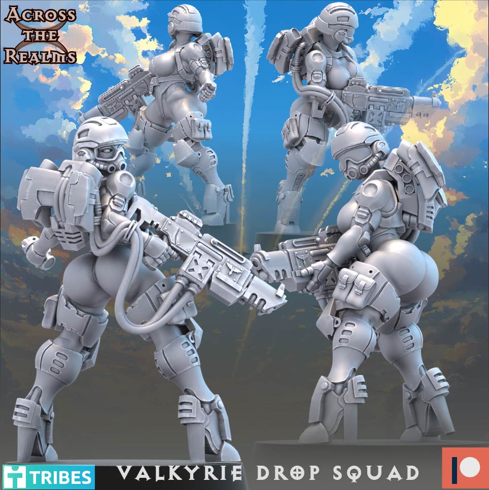 Valkyrie Drop Squad | 32mm Scale | Across the Realms