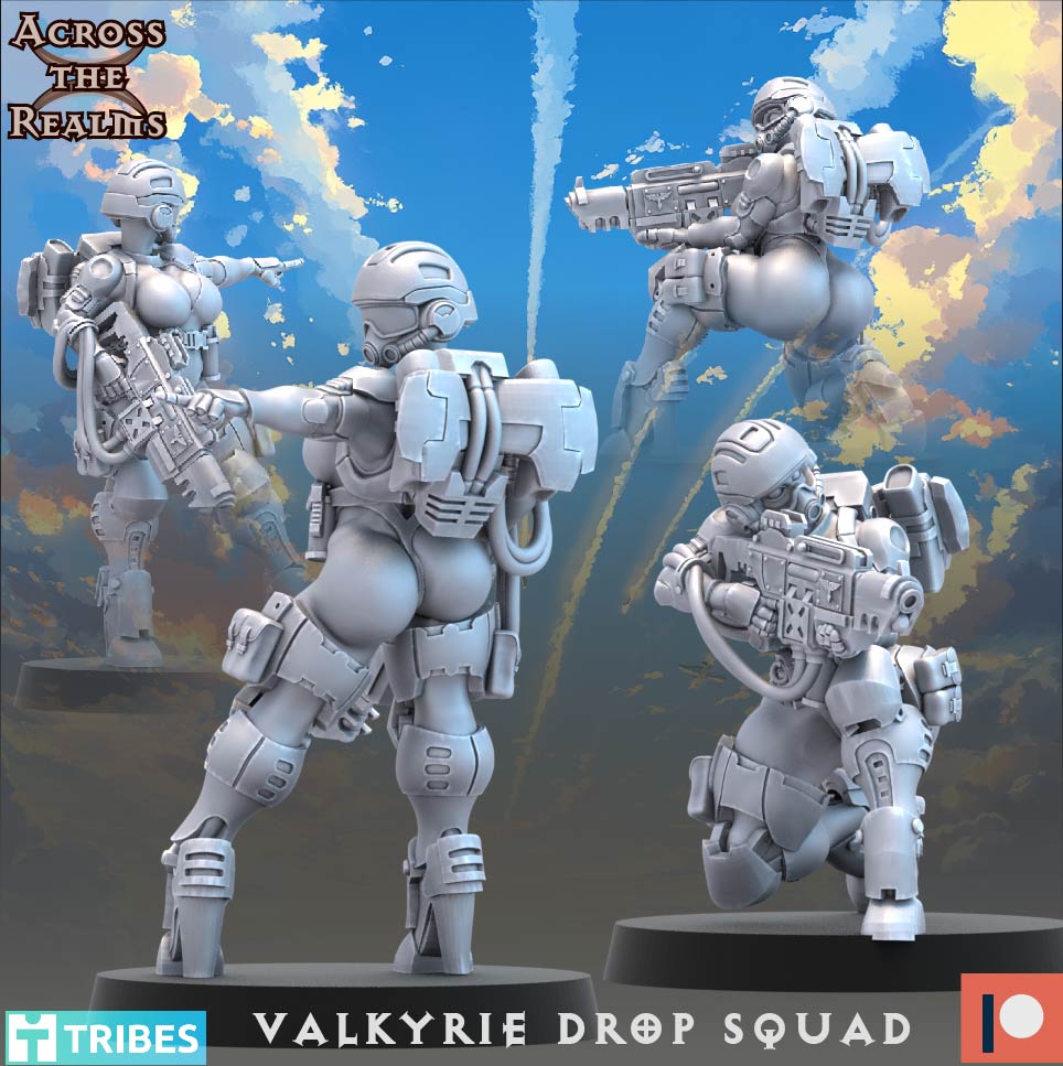 Valkyrie Drop Squad | 32mm Scale | Across the Realms