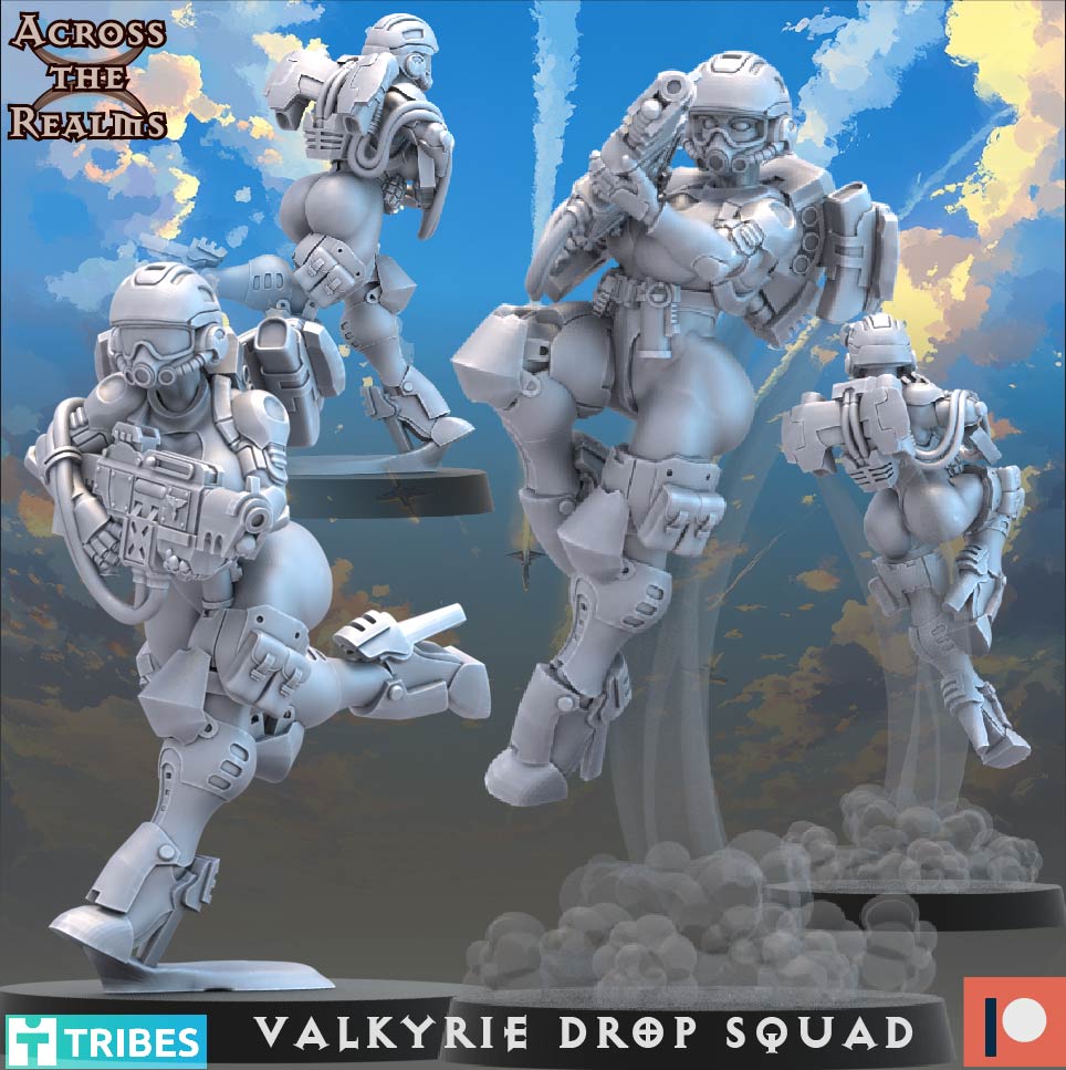 Valkyrie Drop Squad | 32mm Scale | Across the Realms