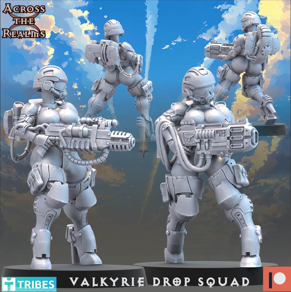 Valkyrie Drop Squad | 32mm Scale | Across the Realms