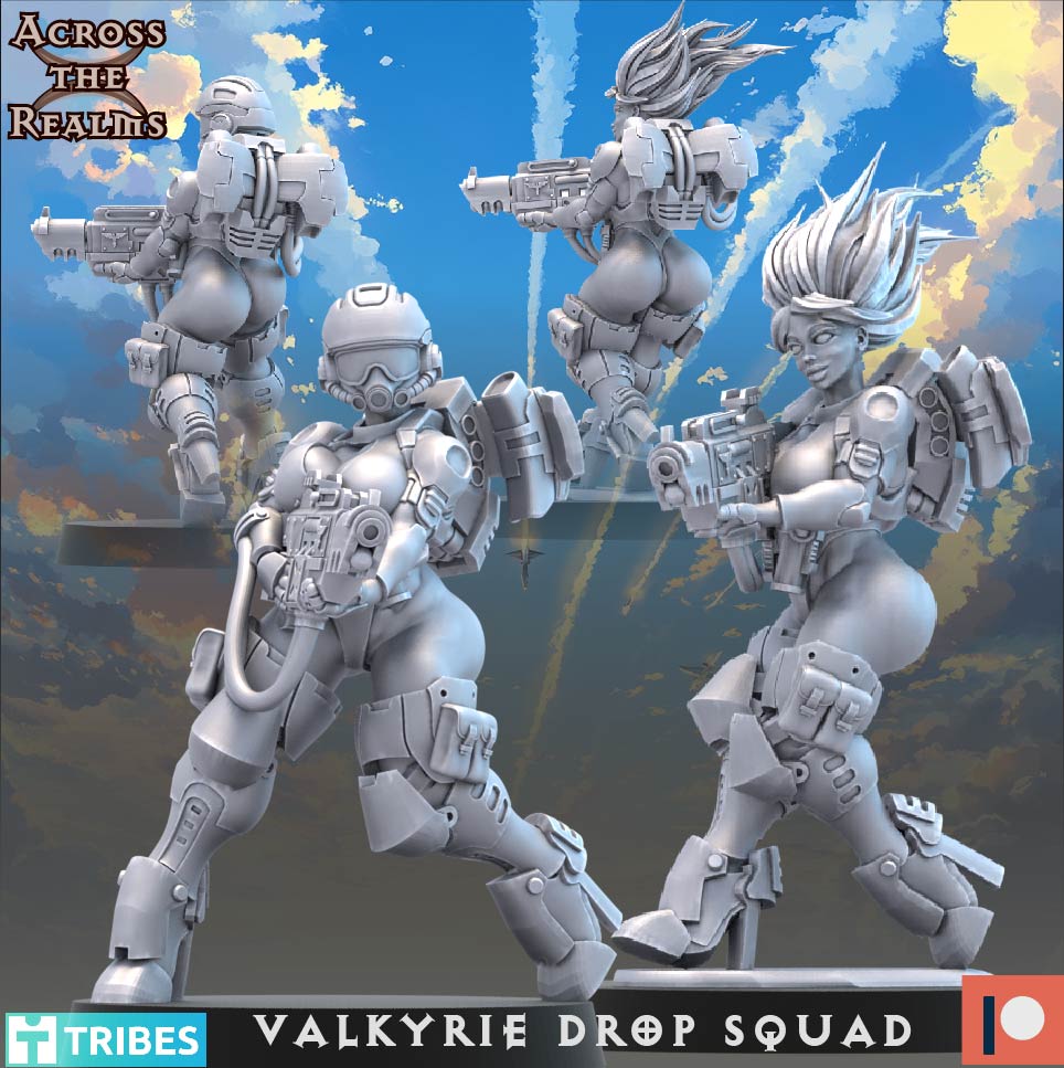 Valkyrie Drop Squad | 32mm Scale | Across the Realms