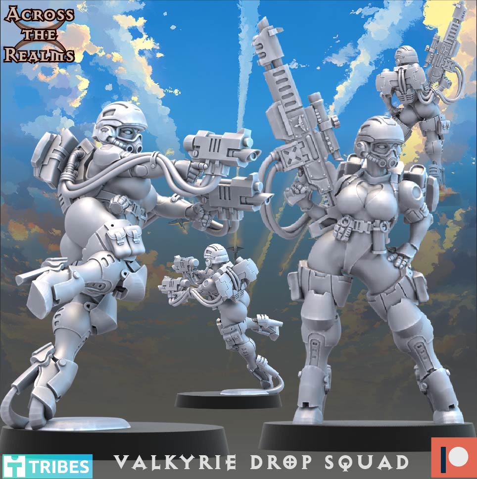 Valkyrie Drop Squad | 32mm Scale | Across the Realms