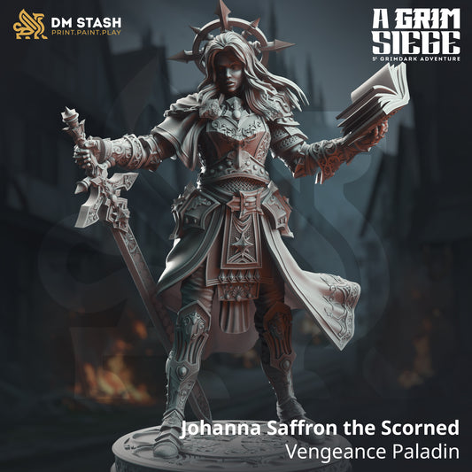 Johanna Saffron the Scorned - Vengeance Paladin | 32mm / 75mm Scale