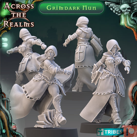 Grimdark Nuns | 32mm Scale | Across the Realms
