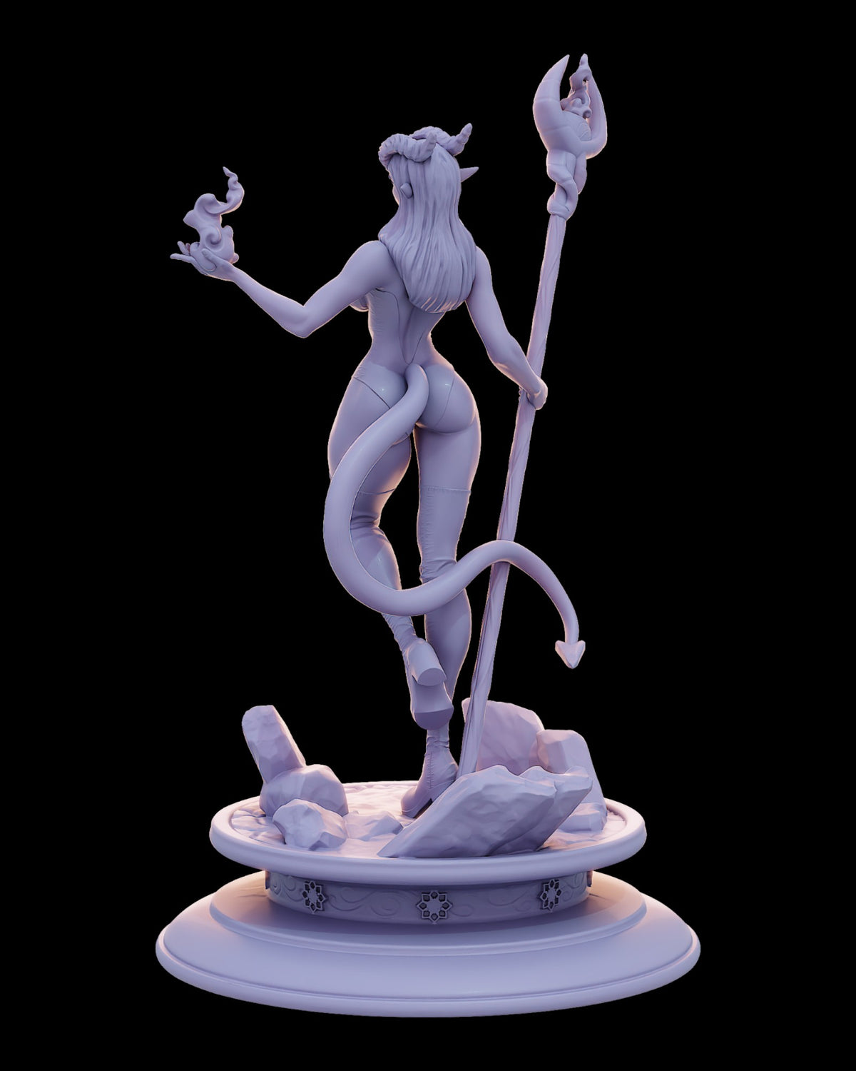 Lana the Tiefling Mage