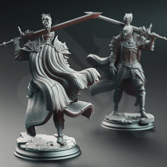 Lothar the Black - Knight of the Dusk | 32mm / 75mm Scale