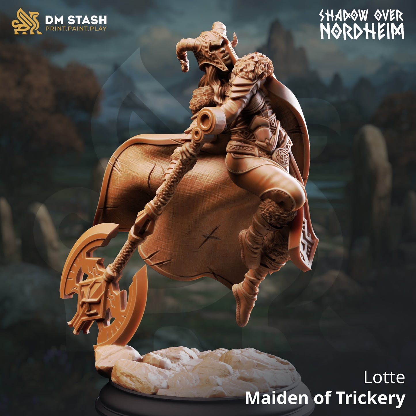 Lotte - Maiden of Trickery | 32mm / 75mm Scale | DM Stash