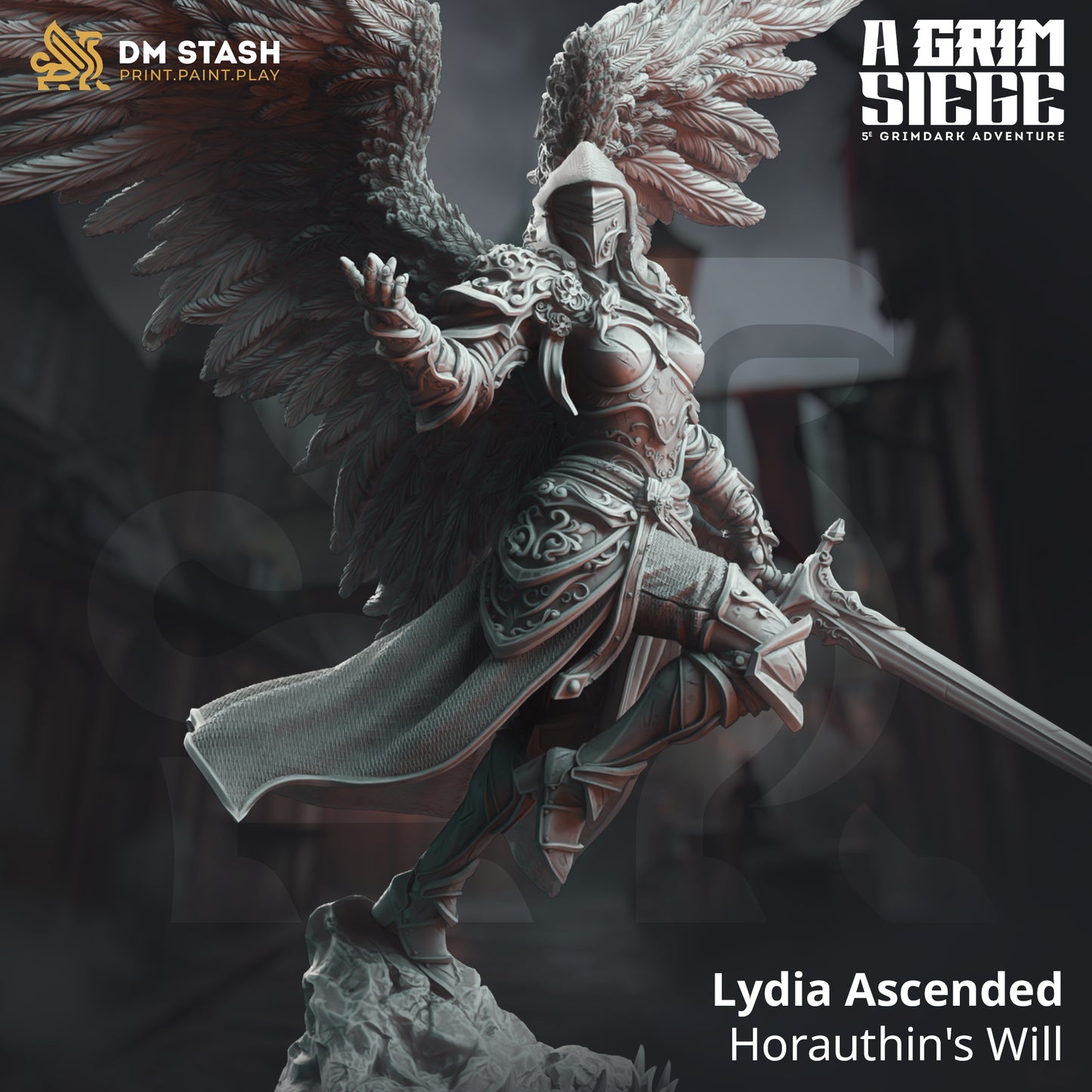 Lydia Ascended - Horauthin's Will | 32mm / 75mm Scale