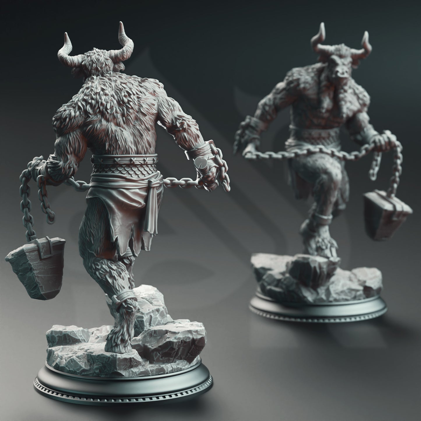 Minotaurs of the Labyrinth's Depths | 32mm / 75mm Scale