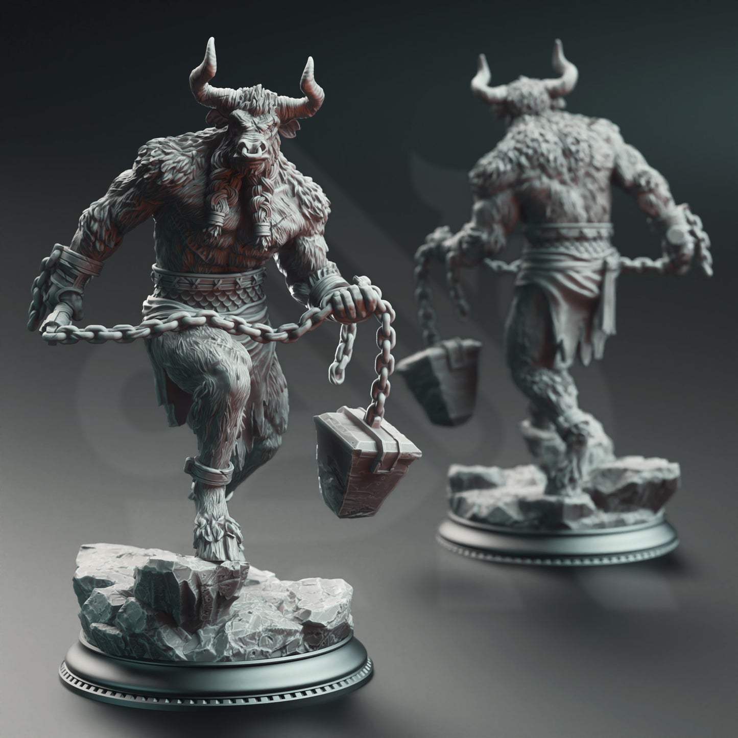 Minotaurs of the Labyrinth's Depths | 32mm / 75mm Scale