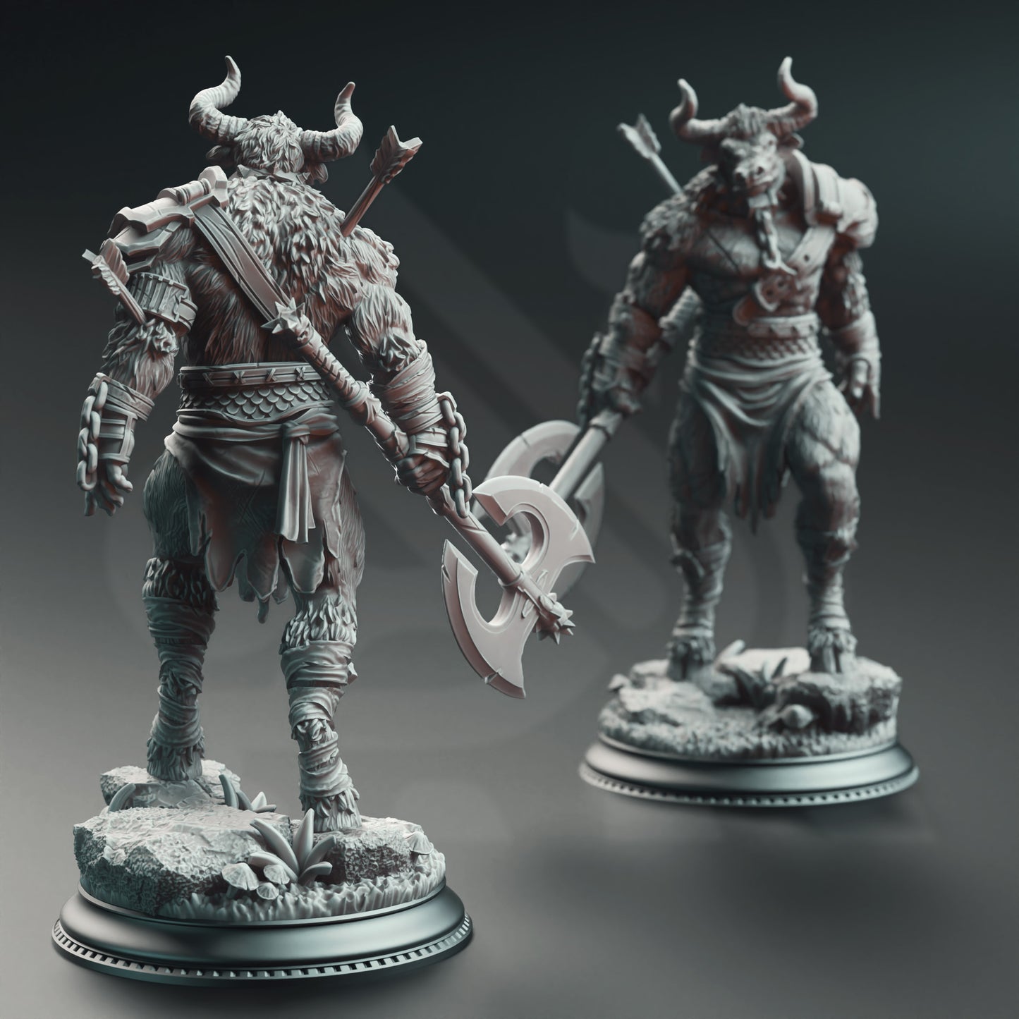 Minotaurs of the Labyrinth's Depths | 32mm / 75mm Scale