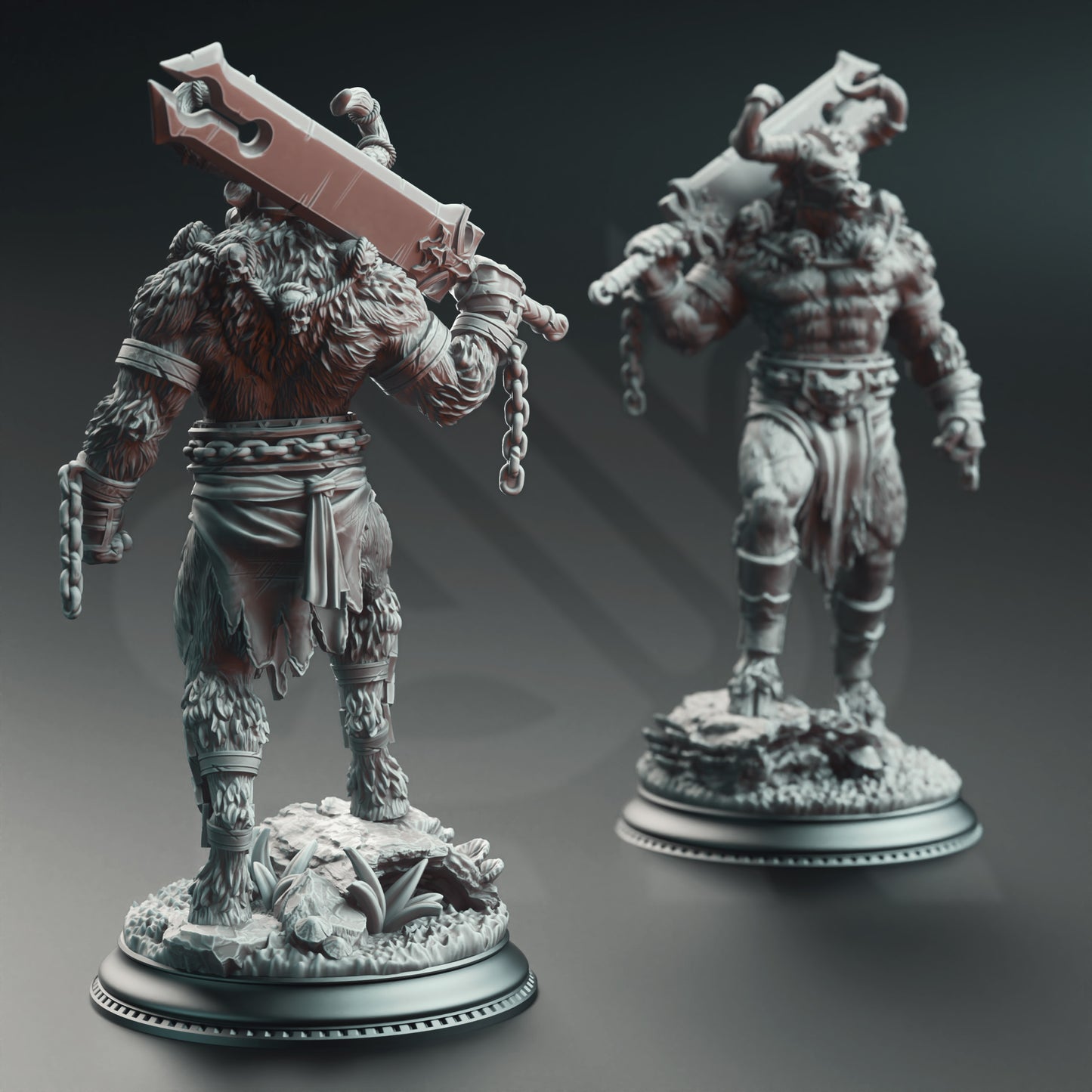 Minotaurs of the Labyrinth's Depths | 32mm / 75mm Scale