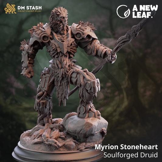 Myrion Stoneheart - Soulforged Druid | 32mm / 75mm Scale