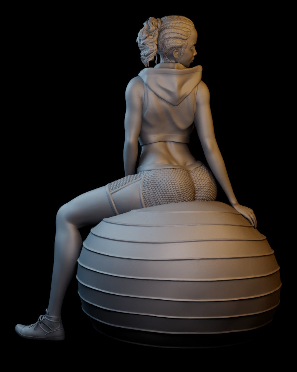 Gym Girl Nyah | 75mm / 120mm / 180mm | Dart Arts 3D