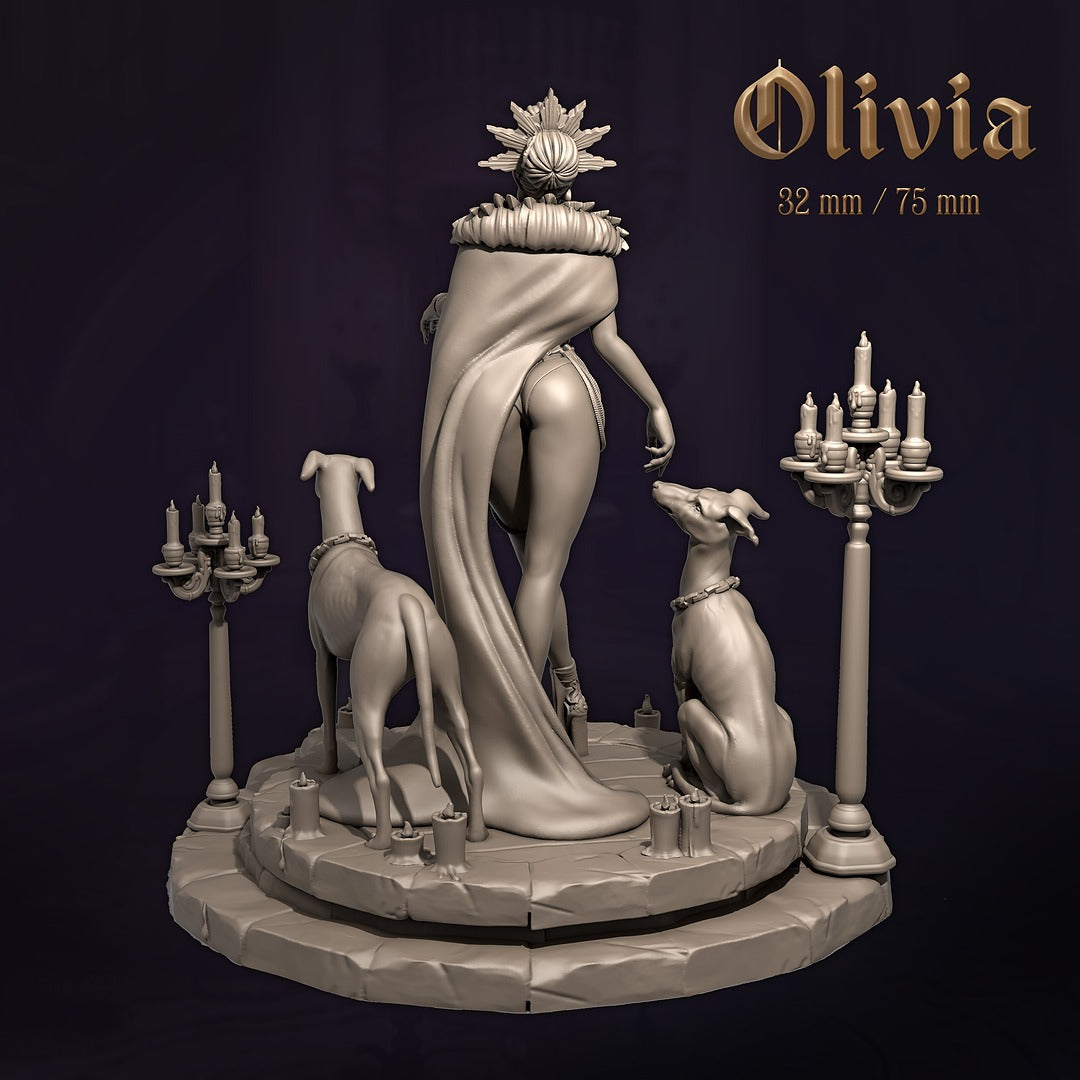 Olivia | 32mm / 75mm Scale | Dungeons & Maidens