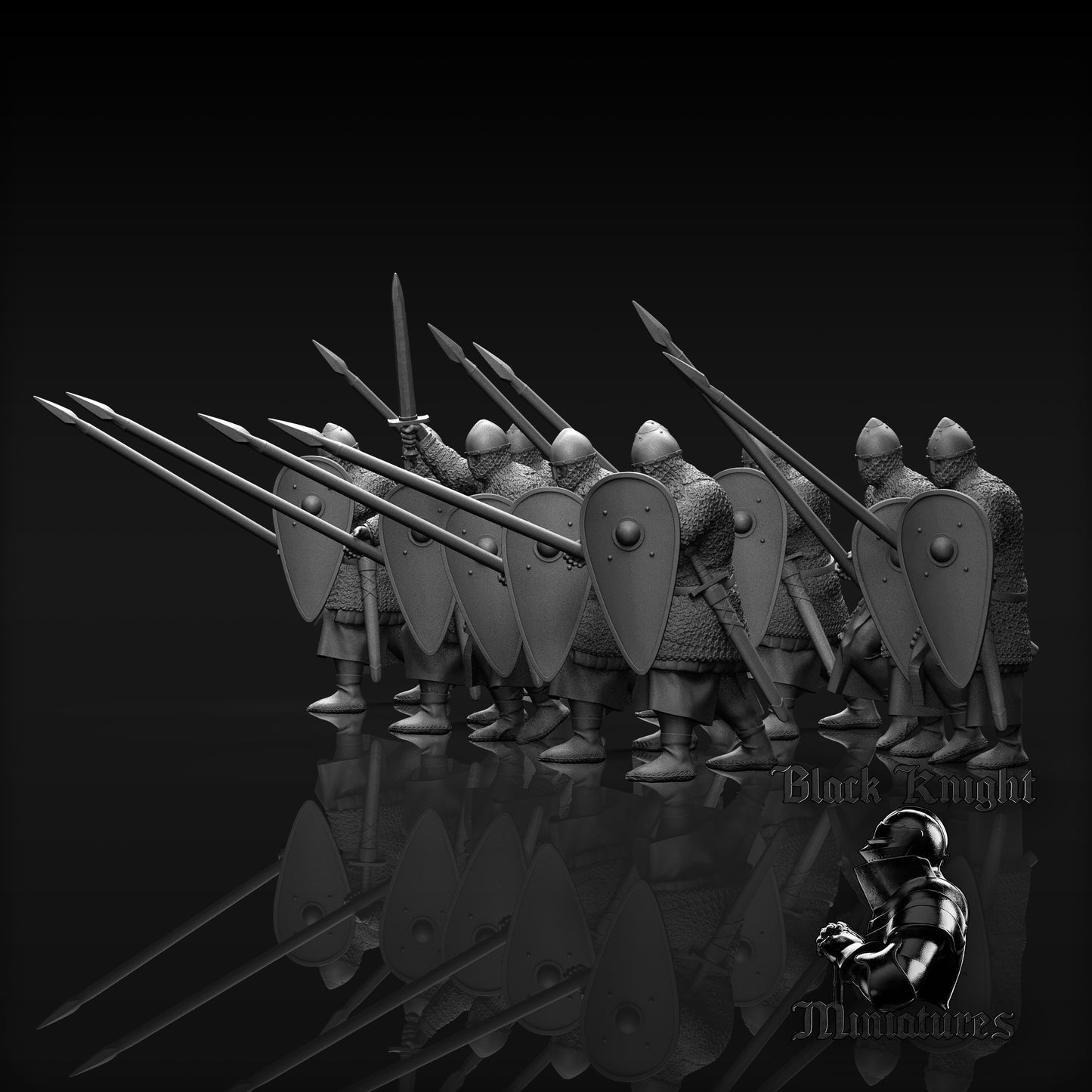 13th Century Polish Infantry | 28mm Scale | Black Knight Miniatures