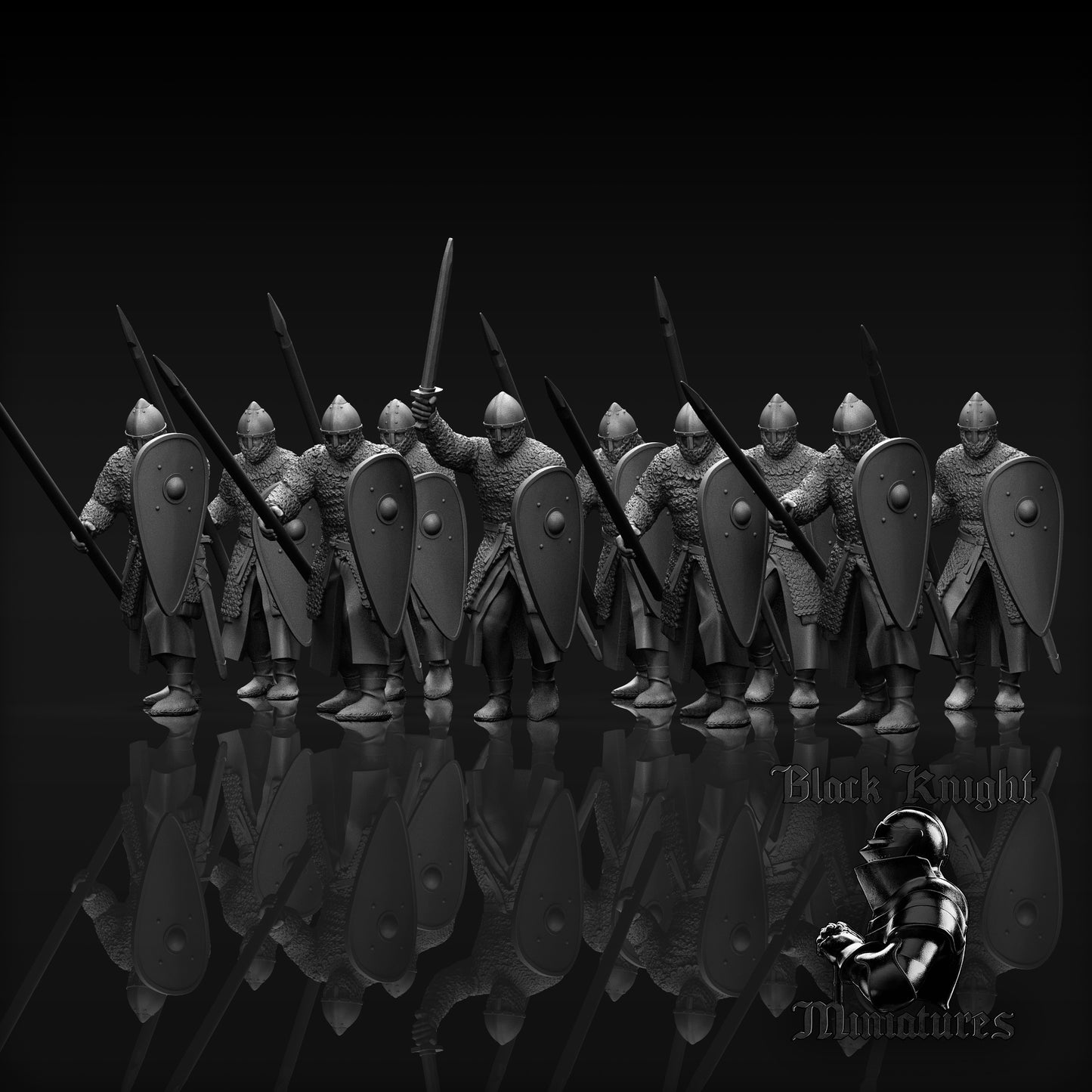 13th Century Polish Infantry | 28mm Scale | Black Knight Miniatures