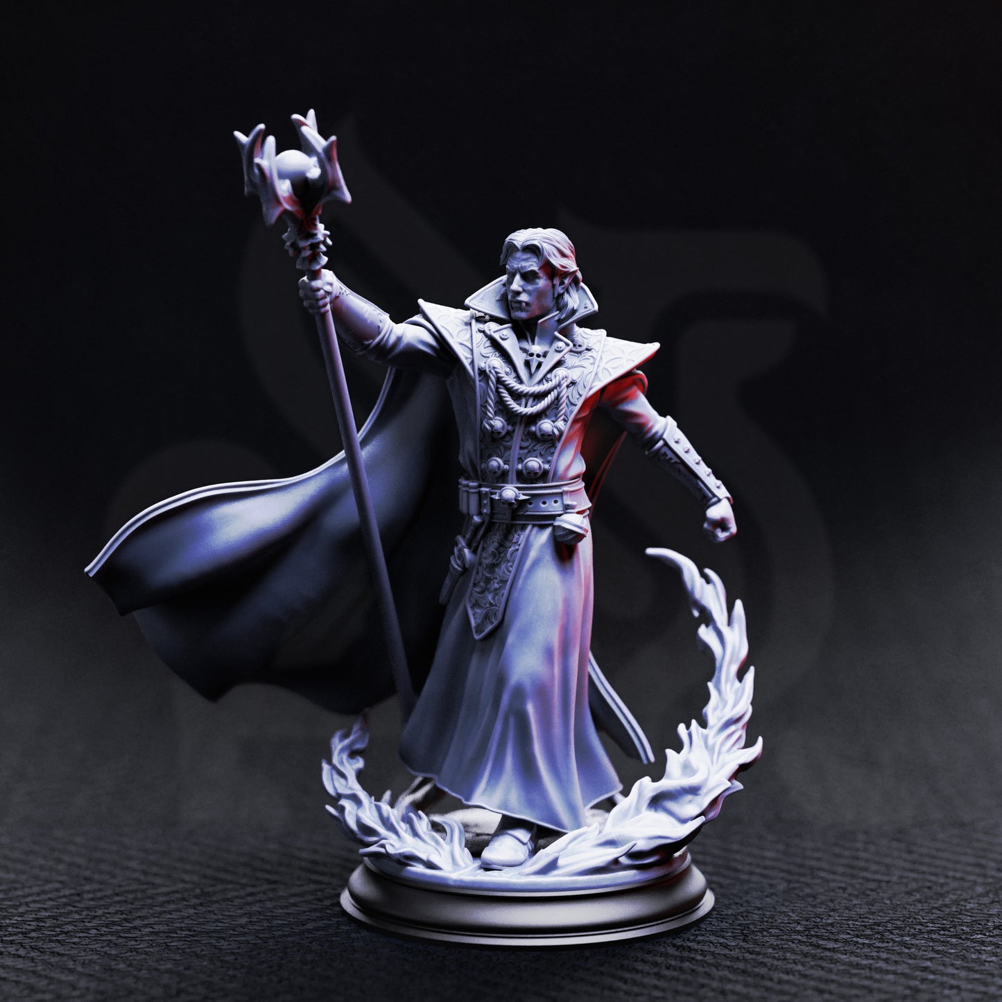 Renard the Black Hearted - Vampire Haemomancer | 32mm / 75mm Scale | DM Stash