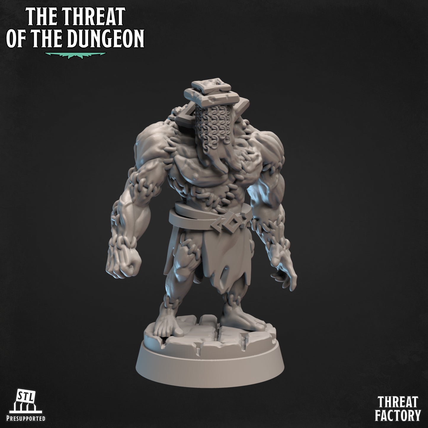 Flesh Golems | The Threat of the Dungeon | 28mm Scale | Threat Factory