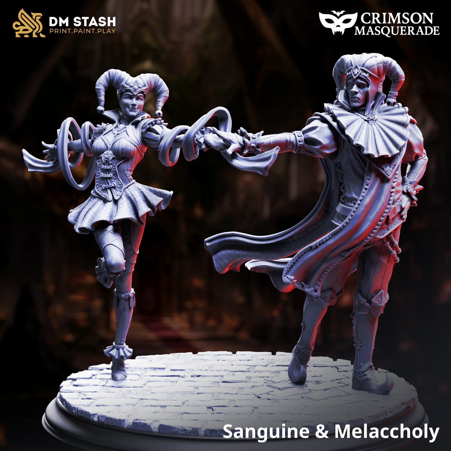 Sanguine & Melancholy | 32mm / 75mm Scale | DM Stash