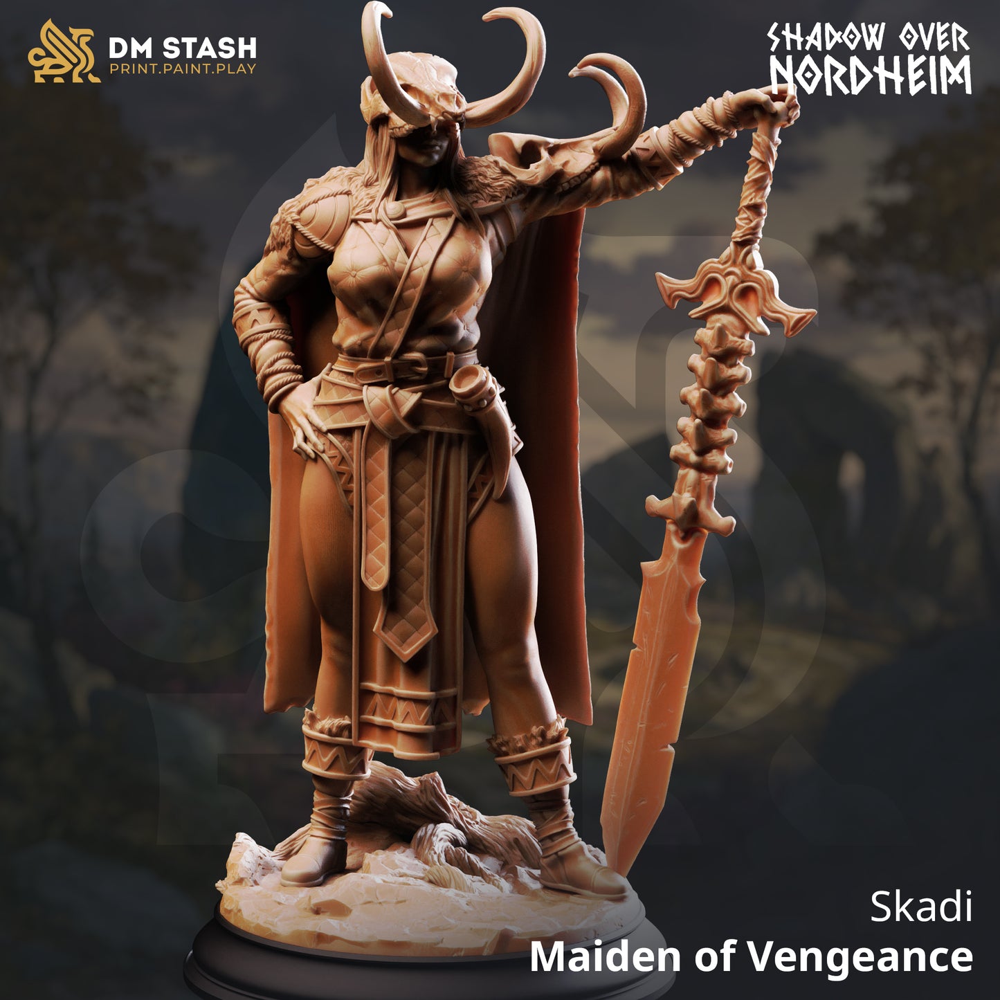 Skadi - Maiden of Vengeance | 32mm / 75mm Scale | DM Stash
