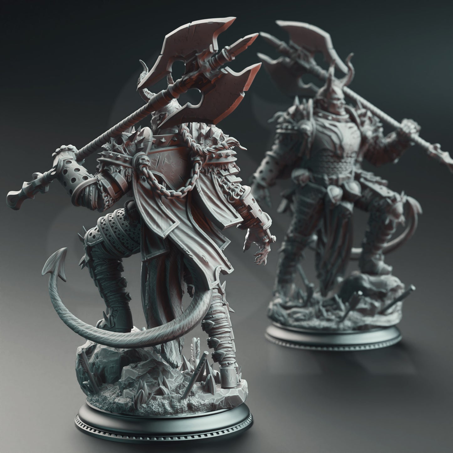 Skorn Skullsplitter - Knight of the Seventh Reverie | 32mm / 75mm Scale