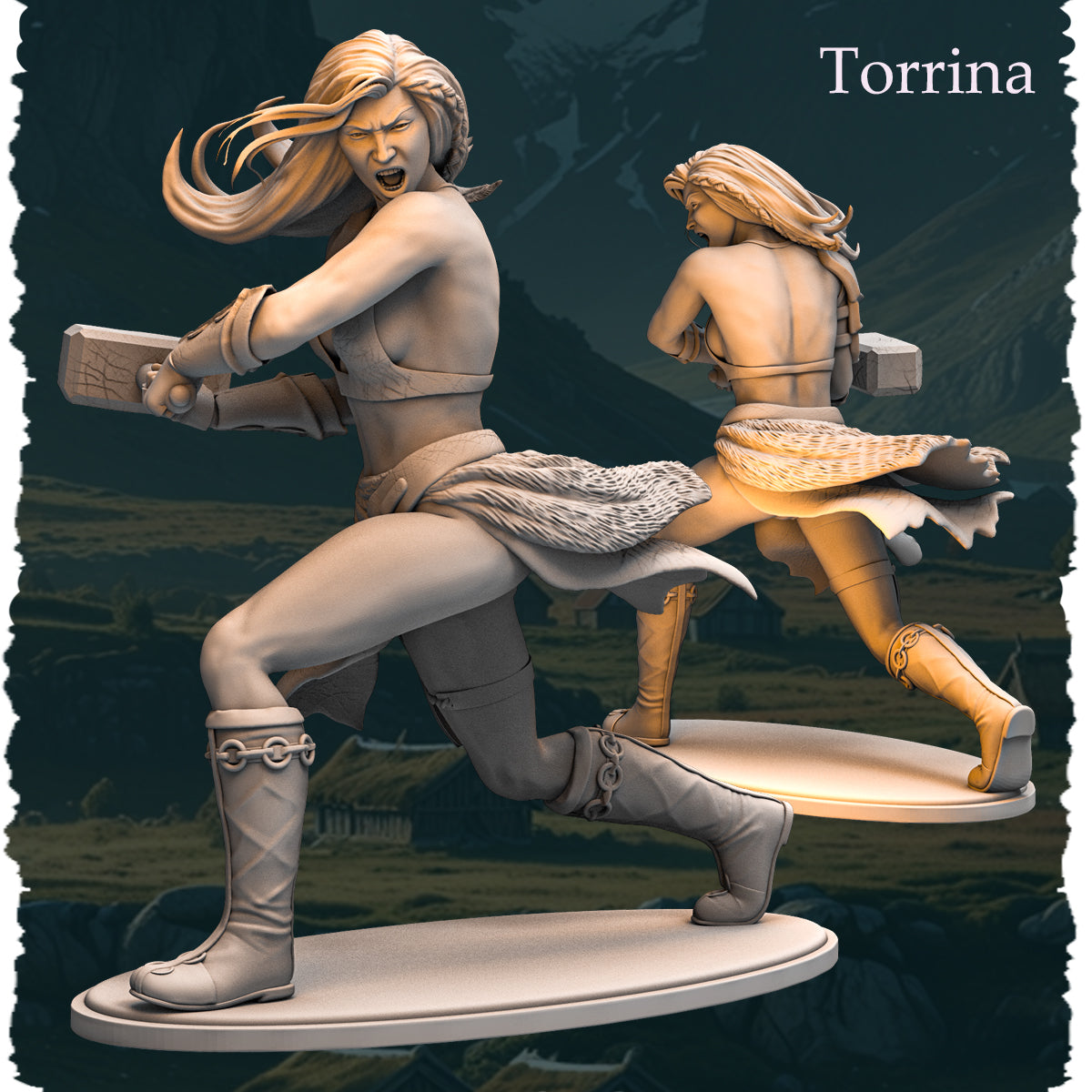 Torrina | 75mm / 120mm Scale | Ragnarok's Heroines | Alexa