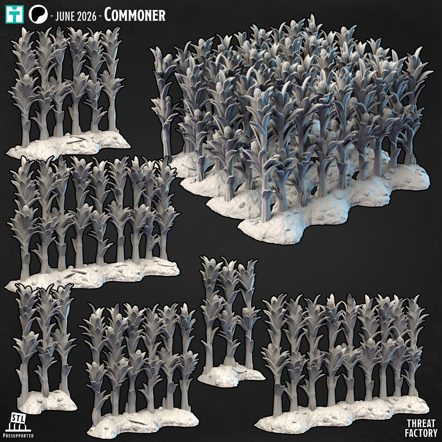Modular Cornfield | 28mm Scale | Threat Factory