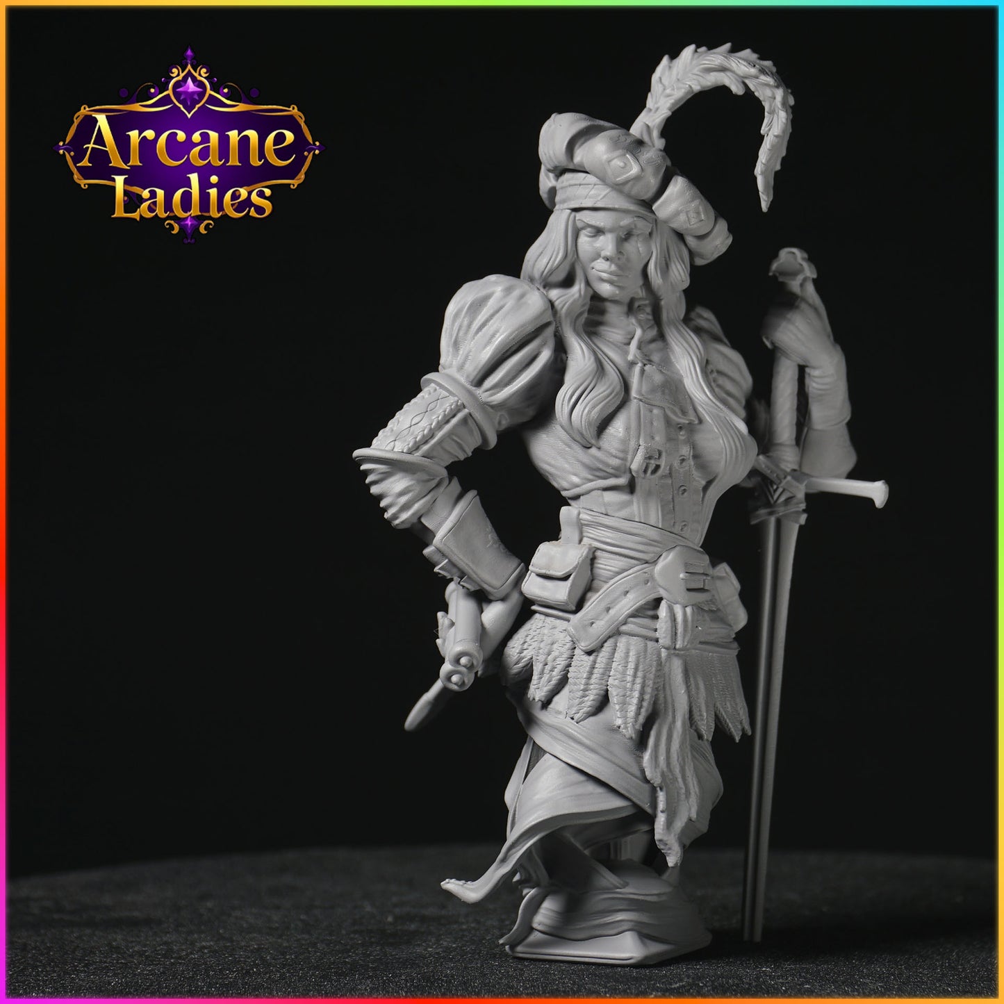 Vaelindra | Bust | BlackBirdMiniatures