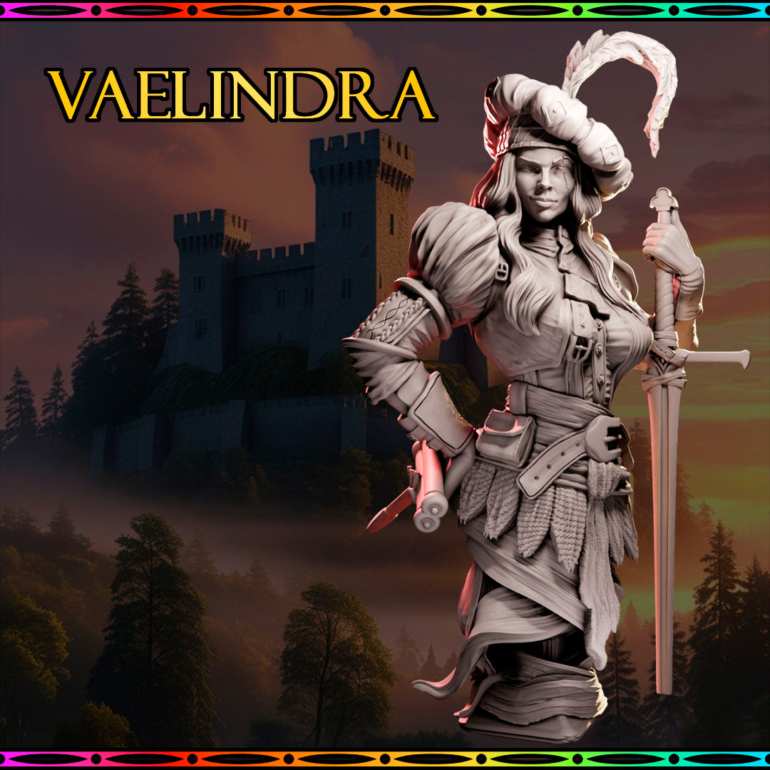 Vaelindra | Bust | BlackBirdMiniatures